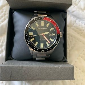 Spinnaker Men’s Ash Black Hass Dive Watch